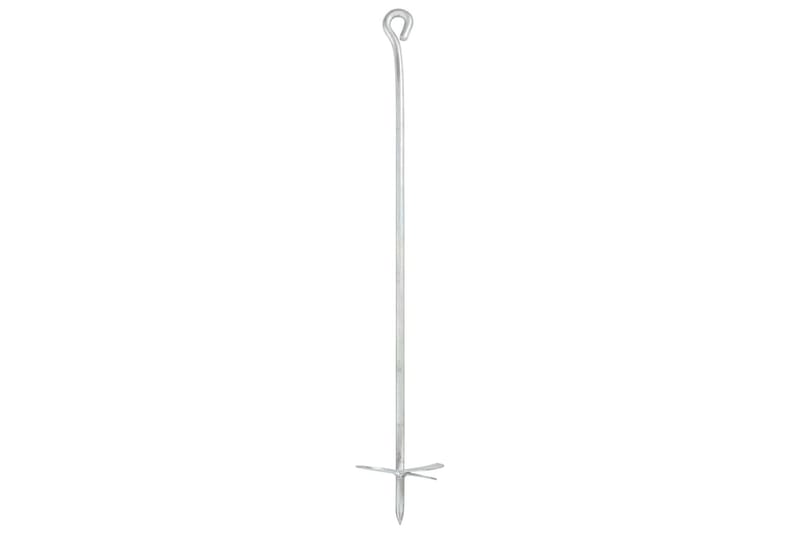 Jordankare 10 st 10x60 cm galvaniserad metall - Hus & renovering - Bygg - Spik, skruv & infästning