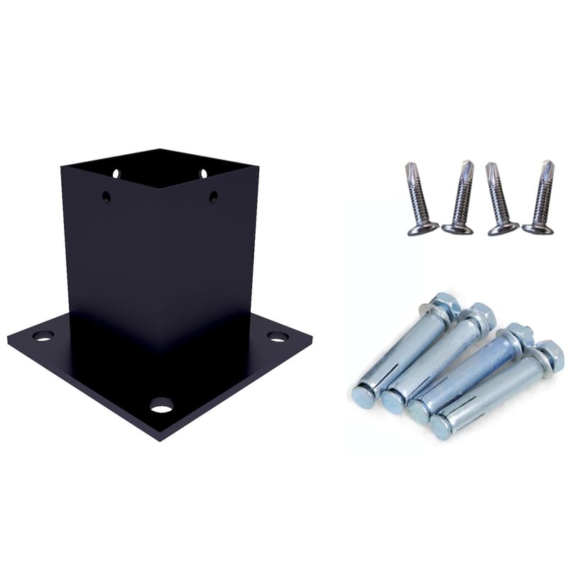 Stolpsko till staketstolpe 60x60mm | Ovan mark | Smedsbyn, undefined