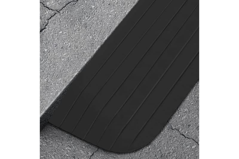 Tröskelramp 2 st 110x21x2,5 cm gummi - Hus & renovering - Bygg - Trä & virke - Sockel & lister - Tröskel & nivålist