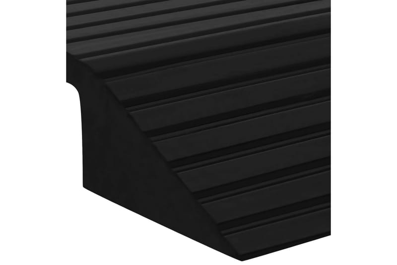 Tröskelramp med bro 3 st 49x39x7,5 cm gummi - Hus & renovering - Bygg - Trä & virke - Sockel & lister - Tröskel & nivålist