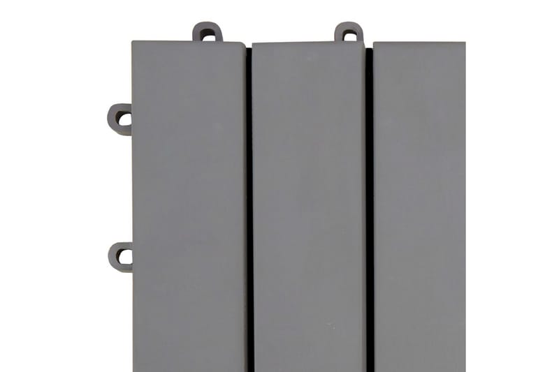 Trall 10 st grå 30x30 cm massivt akaciaträ - Grå - Altangolv & altandäck - Trall balkong - Utegolv & trallgolv - Trätrall & golvtrall