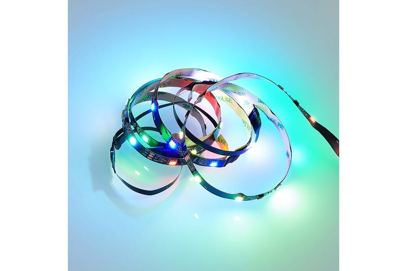 Screen LED-stripe för 21” skärm 1,2 m svart RGB - Svart - Belysning & el - Inomhusbelysning & lampor - Möbelbelysning & integrerad belysning