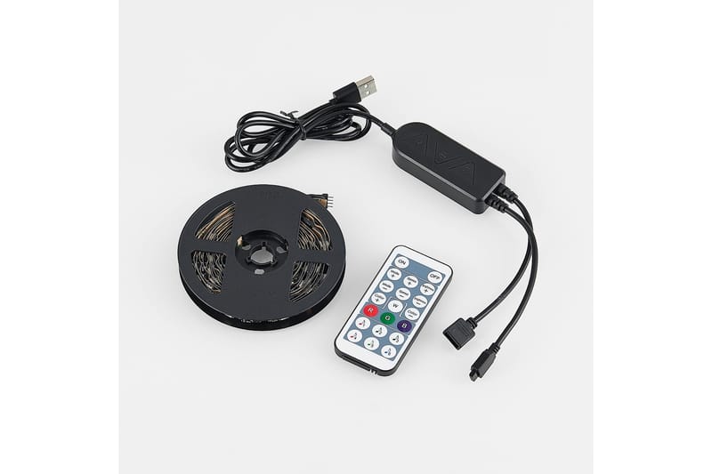 Screen LED-stripe för 51” skärm 3 m svart RGB - Svart - Belysning & el - Inomhusbelysning & lampor - Möbelbelysning & integrerad belysning