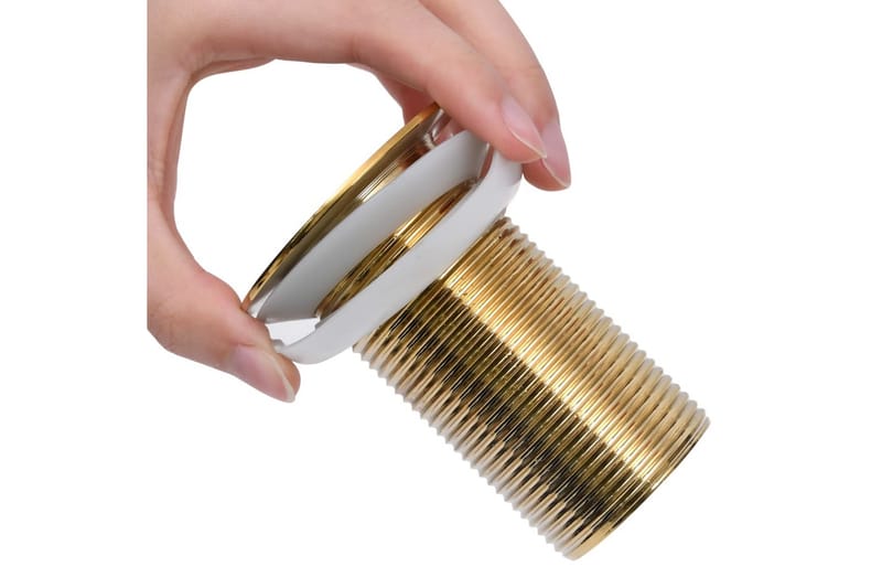 Pop-up bottenventil utan överflödesfunktion guld 6,4x6,4x9,1 - Guld - Hus & renovering - Kök & bad - Badrum - Tvättställ & handfat - Bottenventil tvättställ