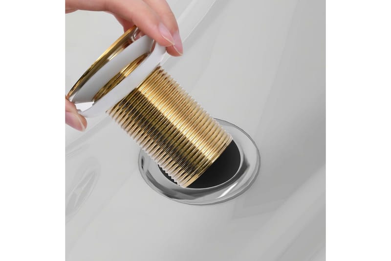 Pop-up bottenventil utan överflödesfunktion guld 6,4x6,4x9,1 - Guld - Hus & renovering - Kök & bad - Badrum - Tvättställ & handfat - Bottenventil tvättställ