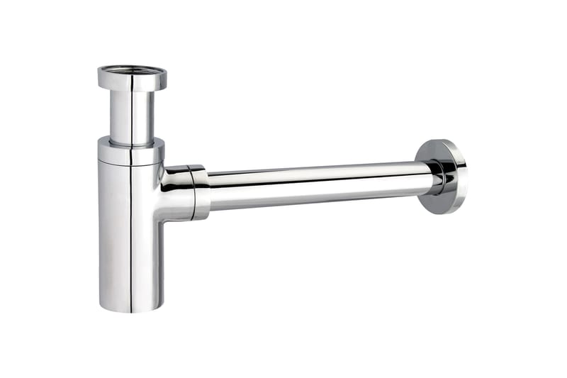 Vattenlås för handfat med vägganslutning Krom, undefined