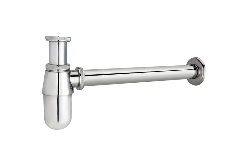 Vattenlås för vägganslutning med zinklegering Krom, undefined