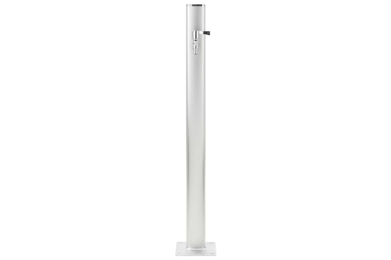 Vattenpost för trädgården 95 cm aluminium - Silver - Hus & renovering - Bygg - Vatten & avlopp - Ventiler