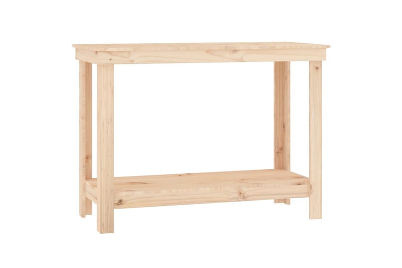 beBasic Skobänk 110x50x80 cm massiv furu - Brown - Hus & renovering - Garage & verkstad - Garageinredning & garageförvaring