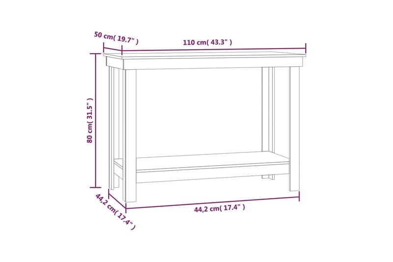 beBasic Skobänk 110x50x80 cm massiv furu - Brown - Hus & renovering - Garage & verkstad - Garageinredning & garageförvaring