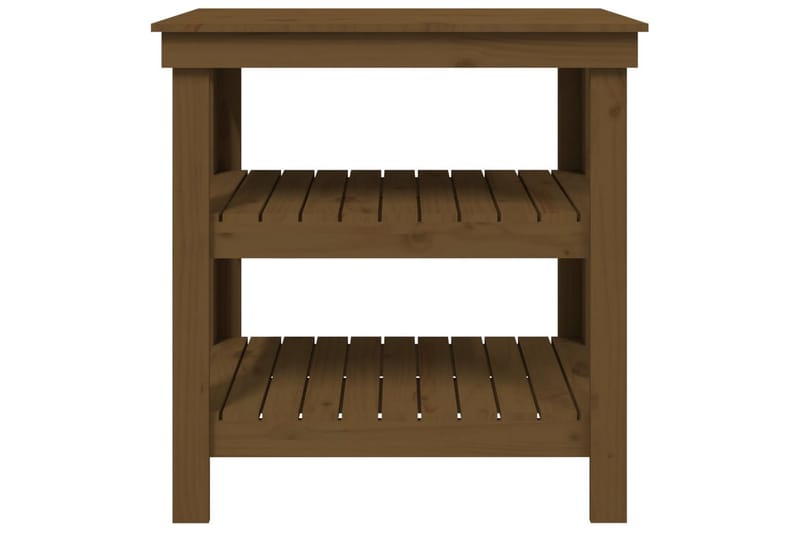 beBasic Skobänk honungsbrun 78,5x50x80 cm massiv furu - Brown - Hus & renovering - Garage & verkstad - Garageinredning & garageförvaring