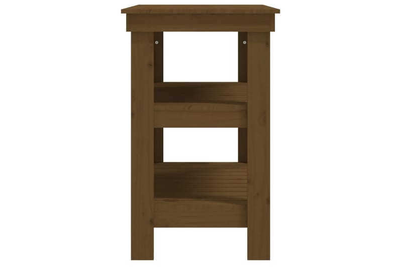 beBasic Skobänk honungsbrun 78,5x50x80 cm massiv furu - Brown - Hus & renovering - Garage & verkstad - Garageinredning & garageförvaring