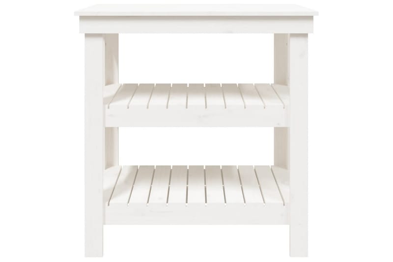 beBasic Skobänk vit 78,5x50x80 cm massiv furu - White - Hus & renovering - Garage & verkstad - Garageinredning & garageförvaring