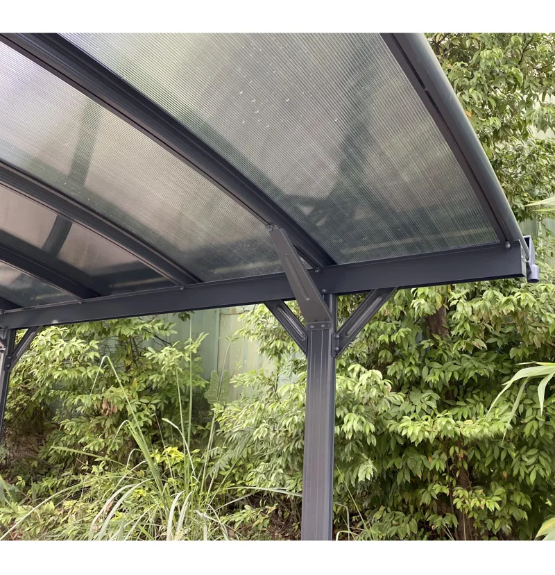 Carport 15 m² | 505 x 303 cm | Singelbilsparkering | Modern & elegant skyddslösning - Hus & renovering - Garage & verkstad - Carport