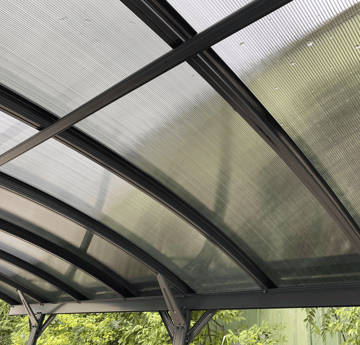 Carport 15 m² | 505 x 303 cm | Singelbilsparkering | Modern & elegant skyddslösning - Hus & renovering - Garage & verkstad - Carport