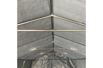 Garagetält 13,7m² - 200g/m² PE Grå - Trädgård & spabad - Utemiljö - Förvaring utomhus - Trädgårdstält & förvaringstält