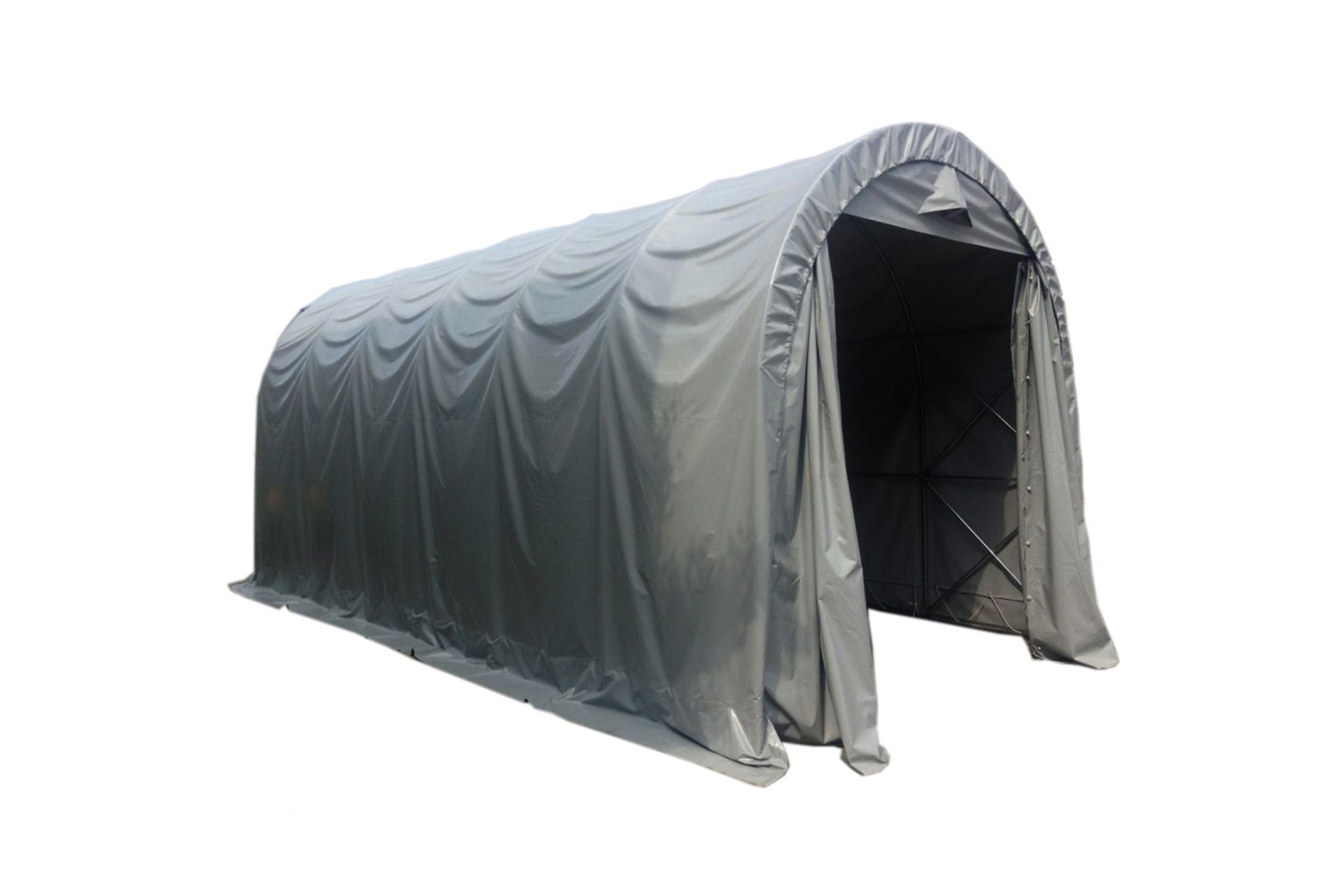 Garagetält 26.2m² för husbil, husvagn & båt Grå - Lyfco