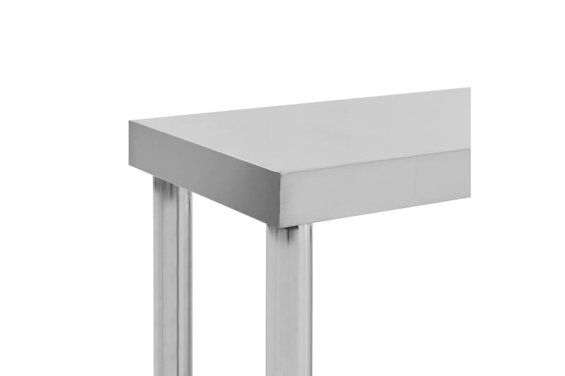 Överhylla för arbetsbord 120x30x35 cm rostfritt stål - Garageinredning & garageförvaring - Arbetsbänk