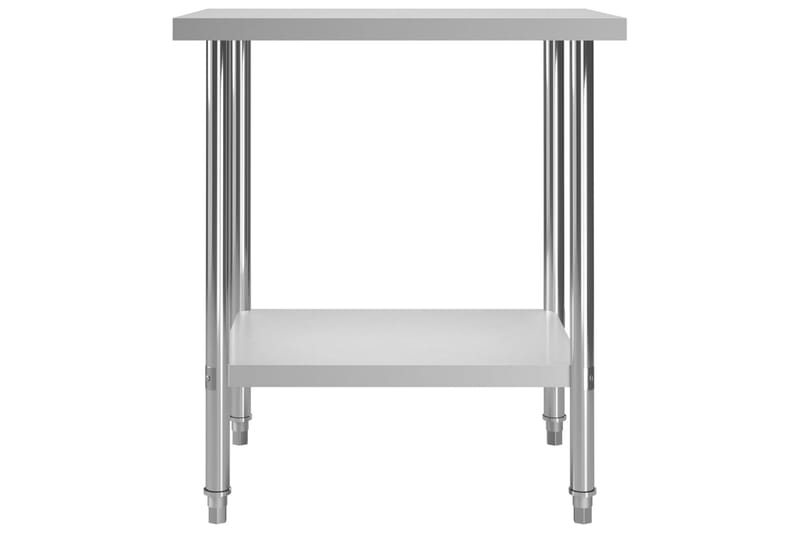 Arbetsbord 80x60x85 cm rostfritt stål - Silver - Hus & renovering - Garage & verkstad - Garageinredning & garageförvaring