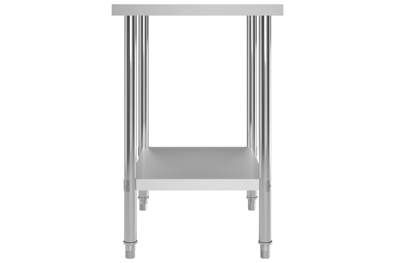 Arbetsbord 80x60x85 cm rostfritt stål - Silver - Hus & renovering - Garage & verkstad - Garageinredning & garageförvaring