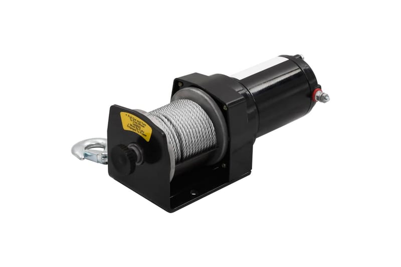 Elektrisk vinsch 12 V 1360 kg med monteringsplatta - Hus & renovering - Garage & verkstad - Garageinredning & garageförvaring