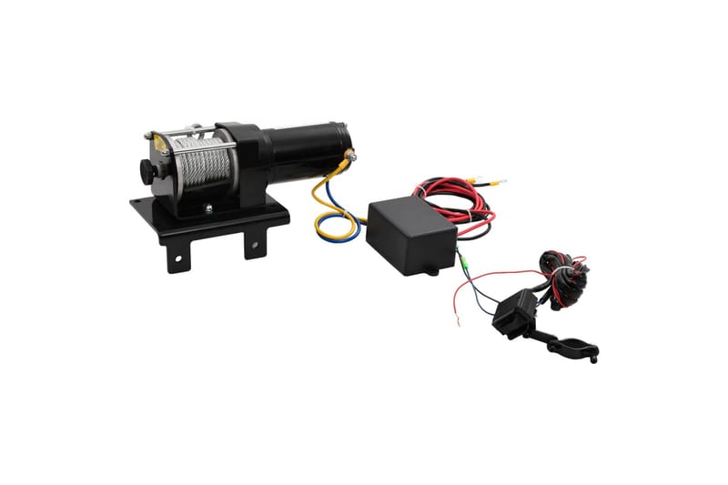 Elektrisk vinsch med fjärrkontroll & tillbehör 12 V 1360 kg - Hus & renovering - Garage & verkstad - Garageinredning & garageförvaring