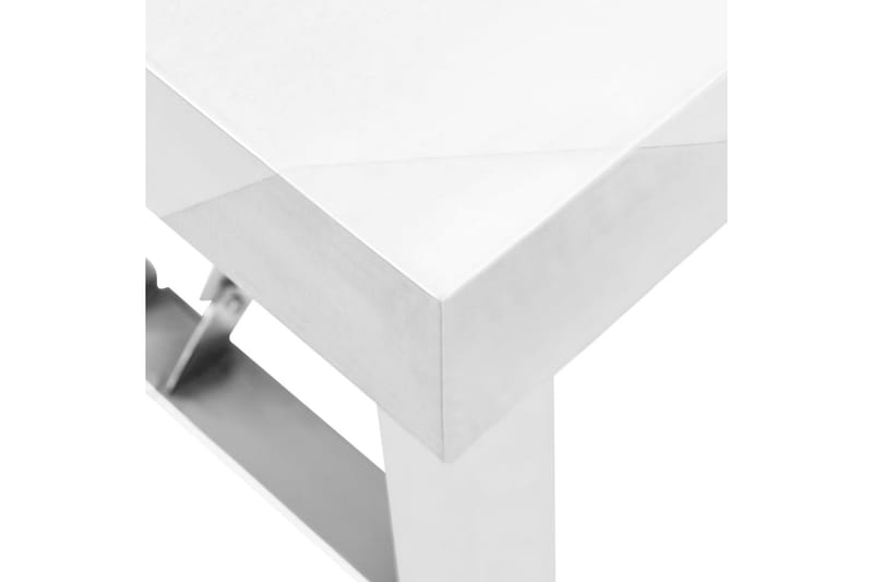 Hopfällbart arbetsbord 100x60x80 cm rostfritt stål - Garageinredning & garageförvaring - Arbetsbänk