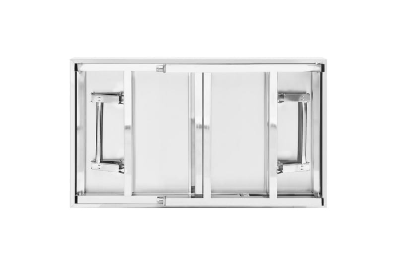 Hopfällbart arbetsbord 100x60x80 cm rostfritt stål - Hus & renovering - Garage & verkstad - Garageinredning & garageförvaring