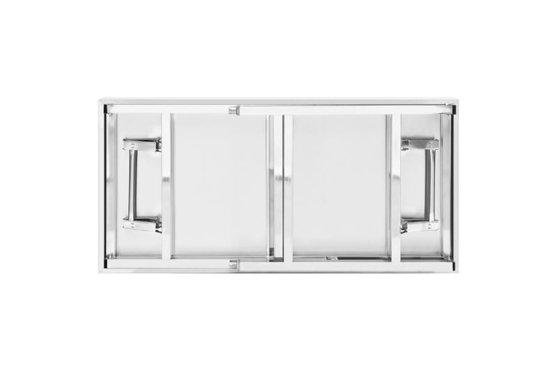 Hopfällbart arbetsbord 120x60x80 cm rostfritt stål - Hus & renovering - Garage & verkstad - Garageinredning & garageförvaring