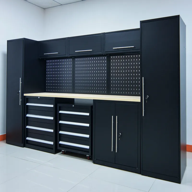 Komplett garageinredning | Svart - Hus & renovering - Garage & verkstad - Garageinredning & garageförvaring