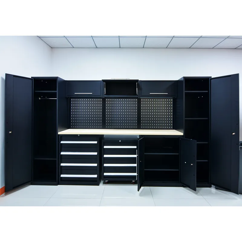 Komplett garageinredning | Svart - Hus & renovering - Garage & verkstad - Garageinredning & garageförvaring