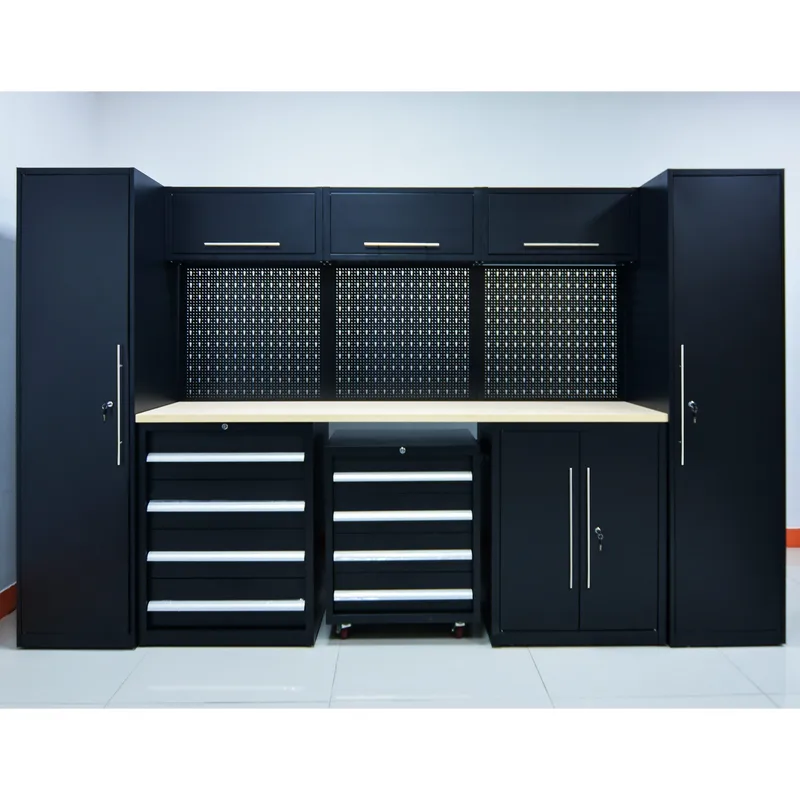 Komplett garageinredning | Svart - Hus & renovering - Garage & verkstad - Garageinredning & garageförvaring