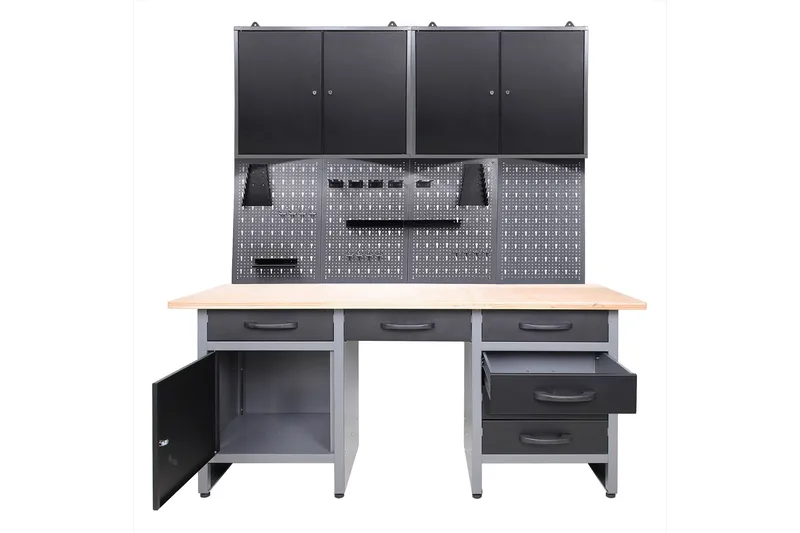 Komplett verkstadssystem Svart, undefined