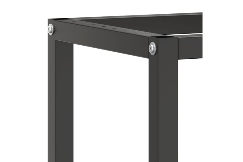 Ram för arbetsbänk svart och matt röd 210x50x79 cm metall - Svart - Hus & renovering - Garage & verkstad - Garageinredning & garageförvaring