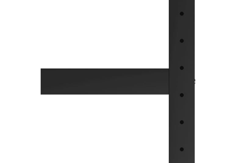 Ram till arbetsbänk metall 120x57x79 cm svart och röd - Svart - Hus & renovering - Garage & verkstad - Garageinredning & garageförvaring