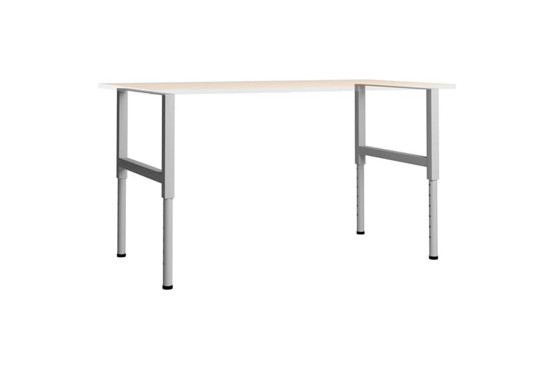 Ramar till arbetsbänk 2 st metall 85x(69-95,5) cm grå - Grå - Hus & renovering - Garage & verkstad - Garageinredning & garageförvaring