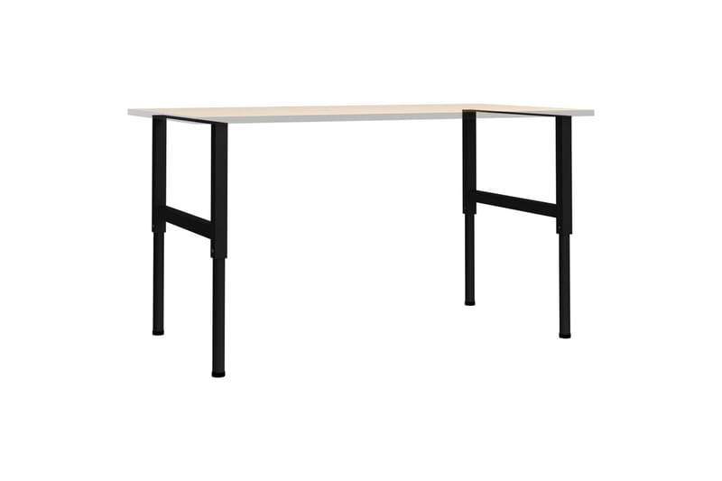 Ramar till arbetsbänk 2 st metall 85x(69-95,5) cm svart - Svart - Hus & renovering - Garage & verkstad - Garageinredning & garageförvaring