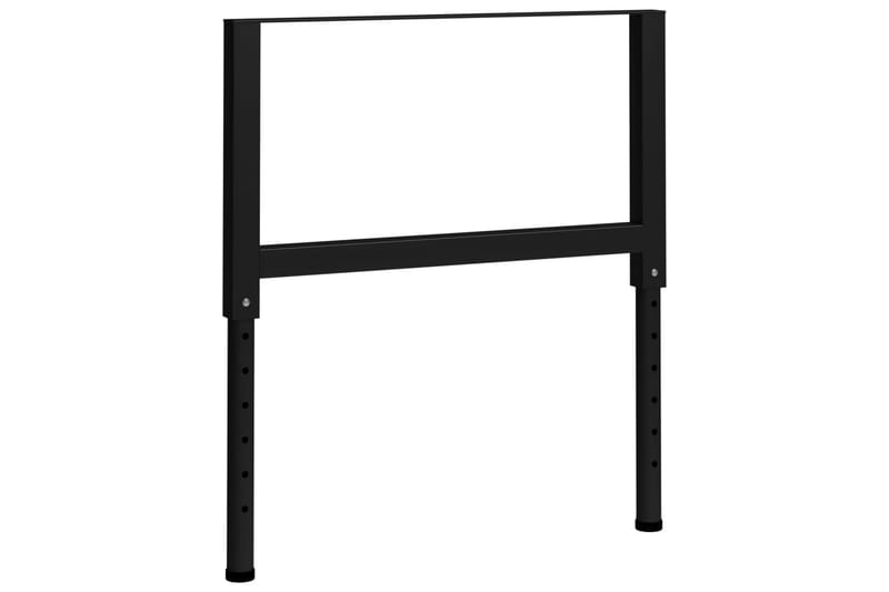 Ramar till arbetsbänk 2 st metall 85x(69-95,5) cm svart - Svart - Hus & renovering - Garage & verkstad - Garageinredning & garageförvaring