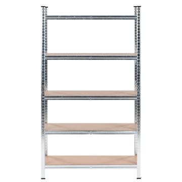 Set med 2 Garagehyllor Xitta 90 cm - Silver/Brun - Utemöbler - Övrigt utemöbler - Tillbehör utomhus - Hyllor