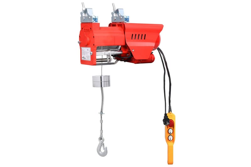 Snabb elektrisk vinsch 300/600 kg 1300 W - Röd - Hus & renovering - Garage & verkstad - Garageinredning & garageförvaring