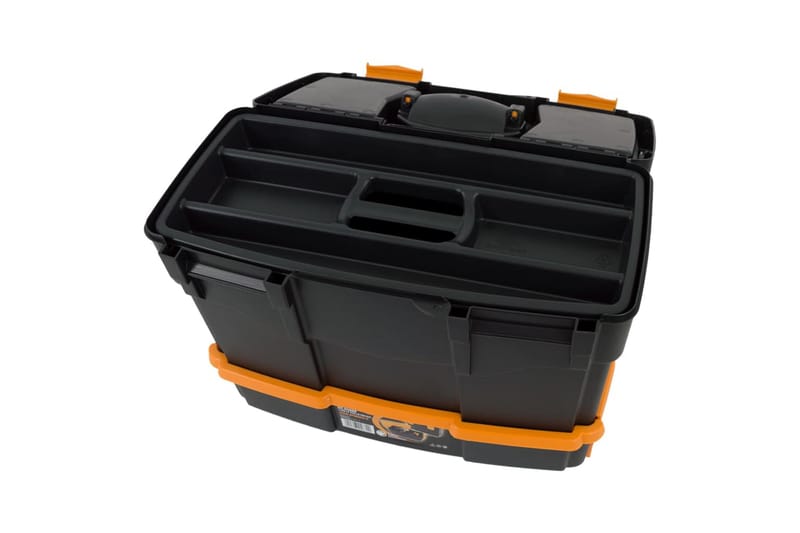 Verktygslåda 420x220x340 mm PP - Svart - Verktygslåda - Lådor - Garageinredning & garageförvaring