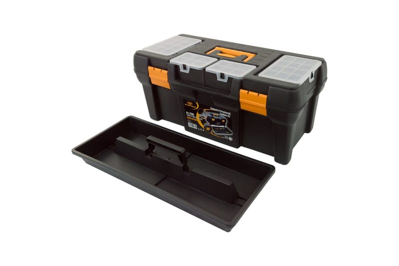 Verktygslåda 580x280x250 mm PP - Svart - Verktygslåda - Lådor - Garageinredning & garageförvaring