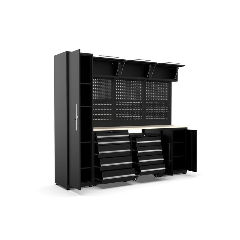 Garageinredning | Komplett förvaringssystem | 2750 x 550 x 2300 mm - Hus & renovering - Garage & verkstad - Garageinredning & garageförvaring