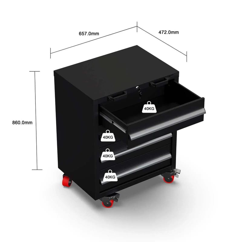 Garageinredning | Komplett förvaringssystem | 2750 x 550 x 2300 mm - Hus & renovering - Garage & verkstad - Garageinredning & garageförvaring