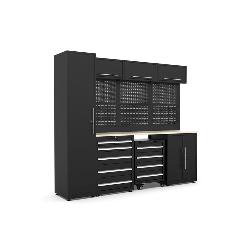 Garageinredning | Komplett förvaringssystem | 2750 x 550 x 2300 mm - Hus & renovering - Garage & verkstad - Garageinredning & garageförvaring