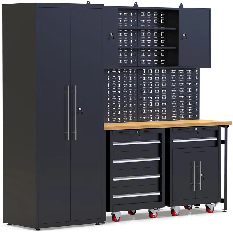 Garageinredning | Komplett förvaringssystem | 4 verktygstavlor, undefined