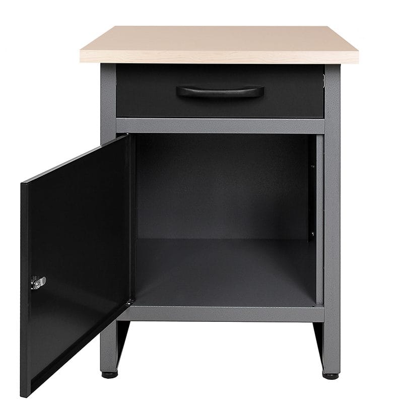 Garageinredning | Stålkonstruktion | Väggskåp & Arbetsbänk | Grå/Svart - Hus & renovering - Garage & verkstad - Garageinredning & garageförvaring