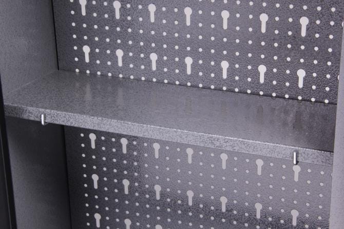 Garageinredning | Stålkonstruktion | Väggskåp & Arbetsbänk | Grå/Svart - Hus & renovering - Garage & verkstad - Garageinredning & garageförvaring