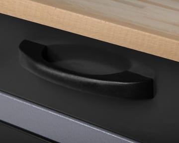 Garageinredning | Stålkonstruktion | Väggskåp & Arbetsbänk | Grå/Svart - Hus & renovering - Garage & verkstad - Garageinredning & garageförvaring
