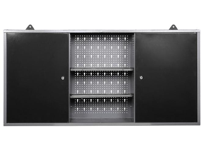 Garageinredning | Stålkonstruktion | Väggskåp & Arbetsbänk | Grå/Svart - Hus & renovering - Garage & verkstad - Garageinredning & garageförvaring